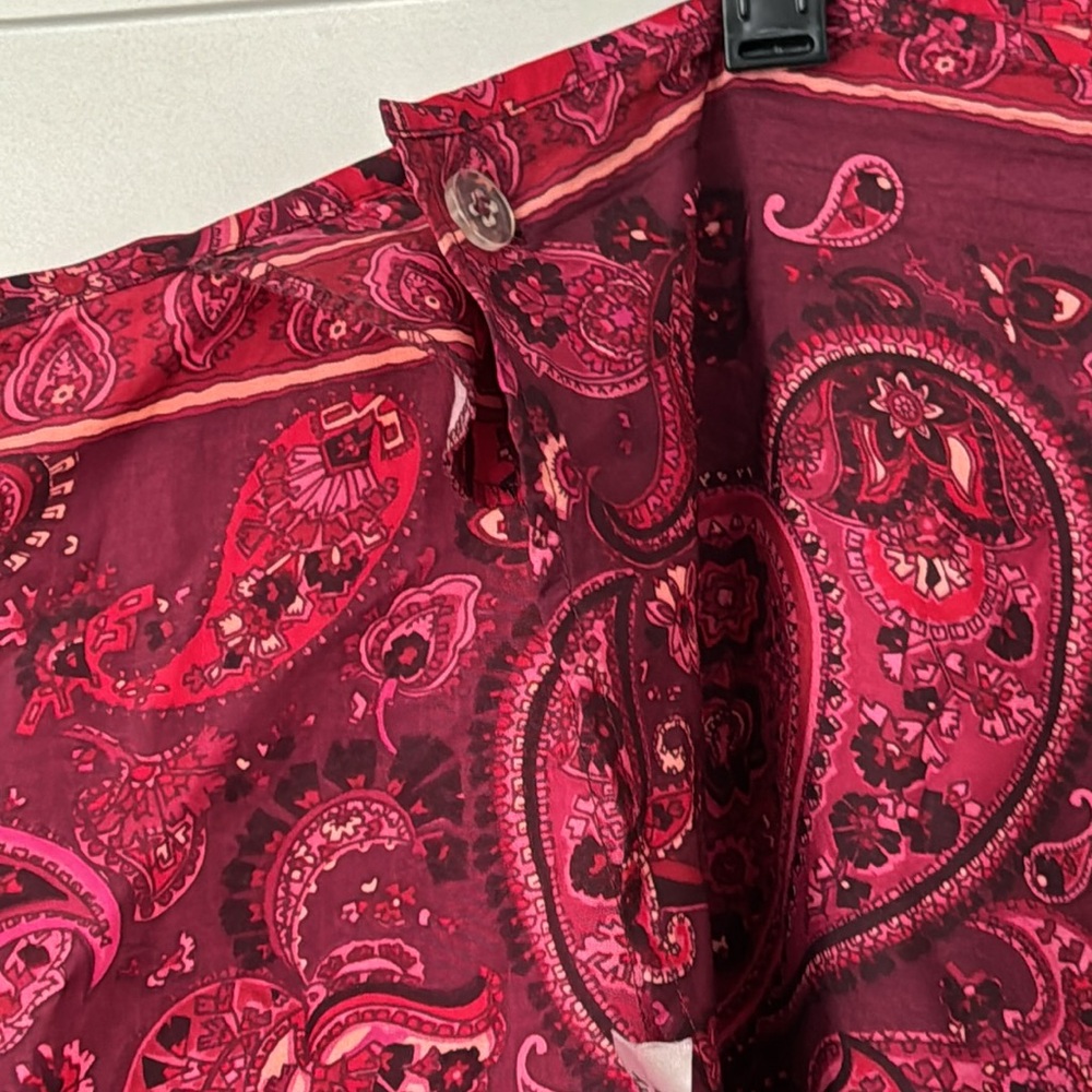 EXPRESS 100% Silk Wrap Around Maxi Skirt - Size 11/12 - Picture 6 of 16